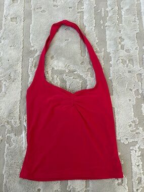 Women’s Red Halter Tank Top